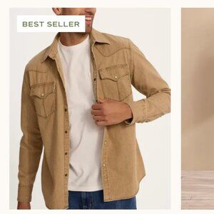 Tecovas MEN'S DENIM PEARL SNAP SMALL